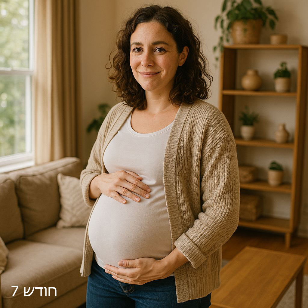 בטן הריון שבוע 28-32 (חודש 7)