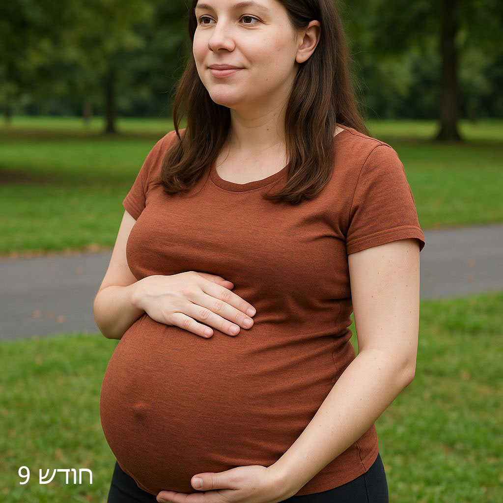 בטן הריון שבוע 37-42 (חודש 9)