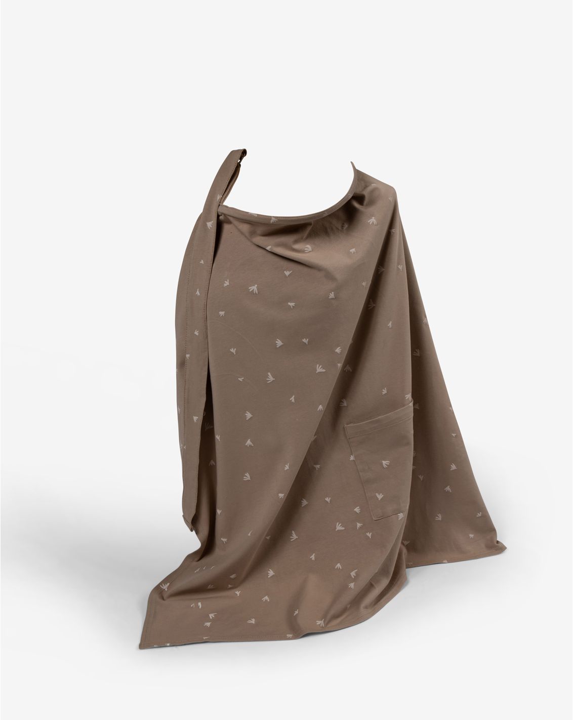 סינר הנקה MINENE עם קשת חום  