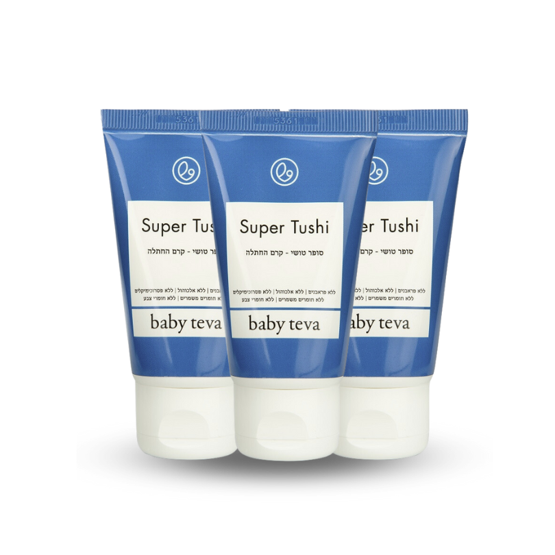 סופר טושי קרם טיפולי לטוסיק התינוק - שלישייה במארז חיסכון
