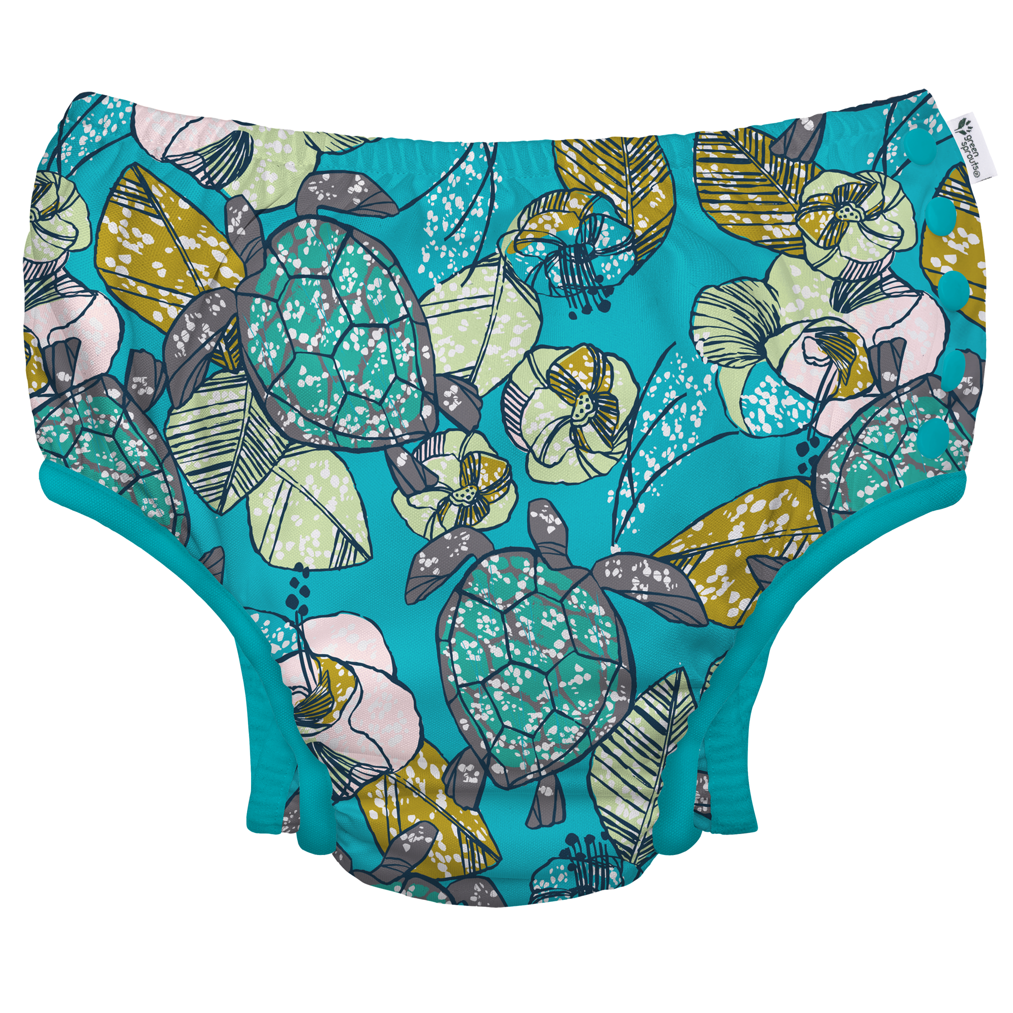 בגד ים צהוב פרחים I PLAY