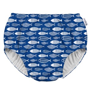 בגד ים כחול דגים I PLAY