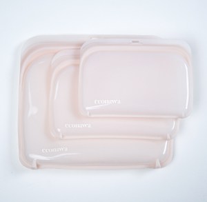 שקית סיליקון גודל קטן ורוד בהיר