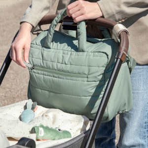 תיק החתלה קווילט ירוק Done by Deer תיק החתלה קווילט ירוק Done by Deer